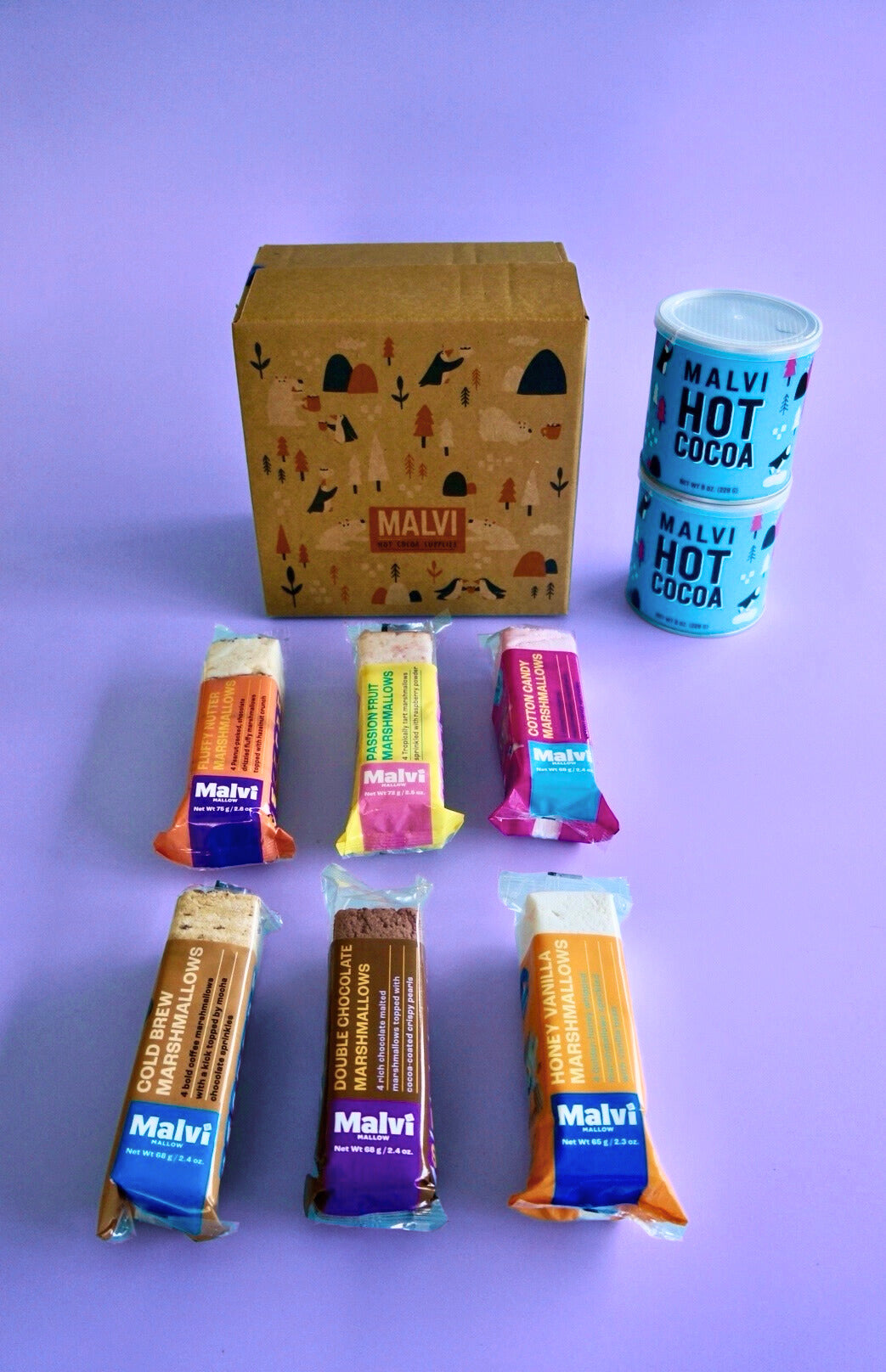 Malvi Hot Cocoa & Marshmallow Gift Sets